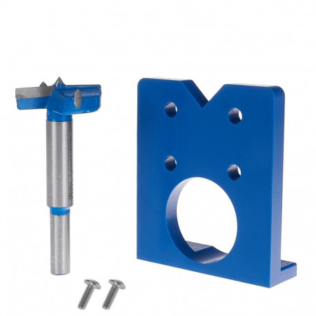 Geko G64983 35mm ukse peidetud hinge puurimisšabloon, puurimisjuht