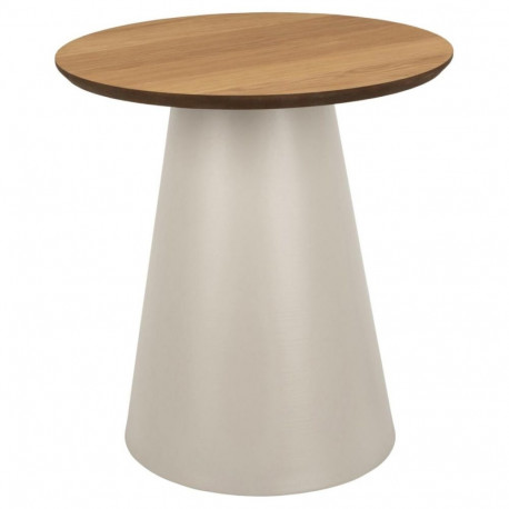Diivanilaud SOLI Ø 45 cm, hall/tamm