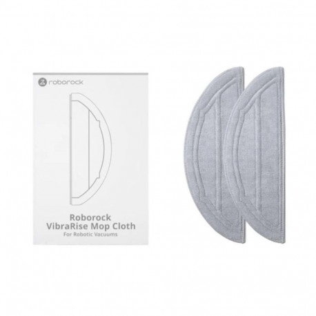 Roborock VACUUM ACC MOP CLOTH VIBRARISE/GREY 2PC 8.02.0436