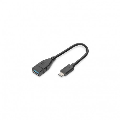 Digitus USB-C - USB-A adapter / converter, OTG, 0.15m