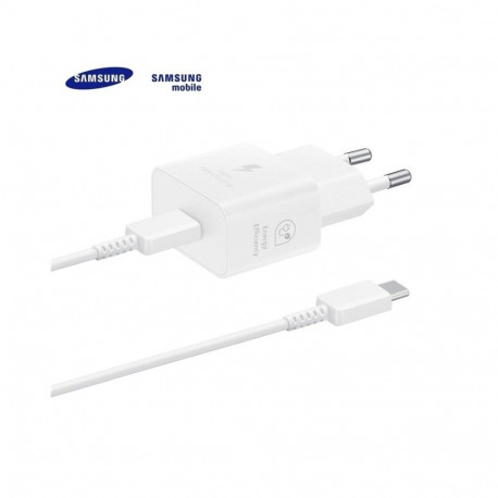 laadija USB-C 25W kaabliga valge