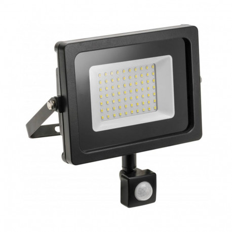 Gtv LED floodlight with motion sensor LD-INEXT50W-64, 50 W, 4000 lm, 6400 K, AC220-240V, IP65, 120°,