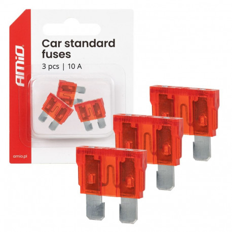 AMIO standardsed autokaitsmed lapikkaitsmed 3tk 10A amio-05105