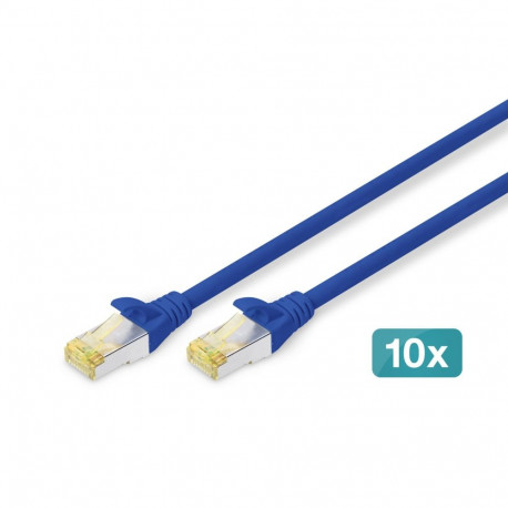 Digitus patch-kaablid CAT 6A S/FTP 2m 10 tk, sinised