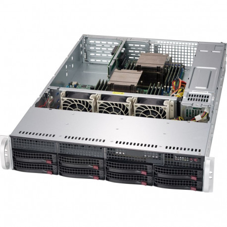 Supermicro rack-korpus 825TQC-R802WB 800W, must