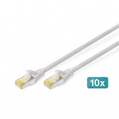 Digitus CAT 6A S/FTP patch cable, 10 pieces |