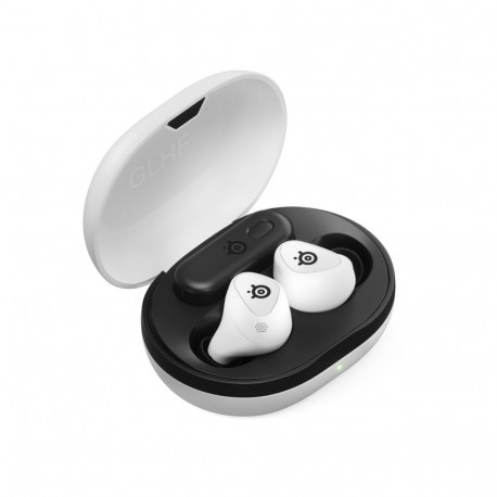 Steelseries kõrvasisesed juhtmevabad mängukõrvaklapid Arctis Gamebuds Bluetooth, valged
