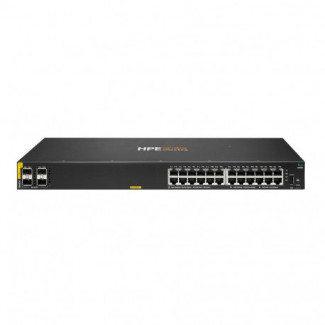 HPE Aruba Networking kommutaator CX 6000 24p 10M/100M/1G Class4 PoE 4p SFP 1G 370W