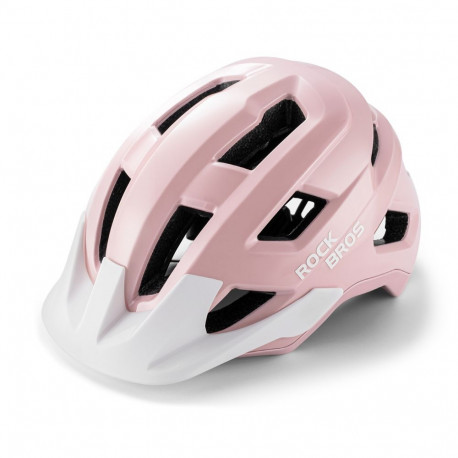Rockbros Rockbros LK-67 Youth Bike Helmet with Detachable Visor 5458 cm - Pink