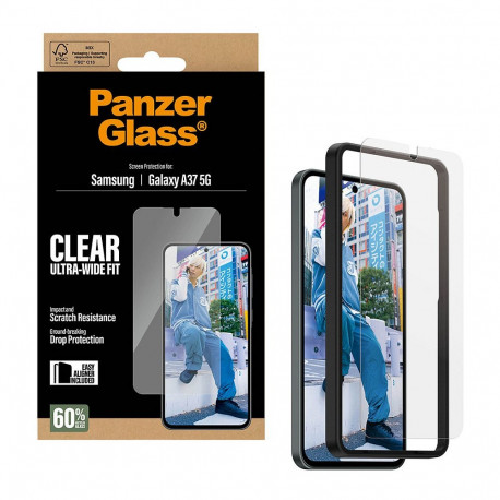 "PanzerGlass Displayschutz Samsung Galaxy A37 | Ultra-Wide Fit m. EasyAligner"