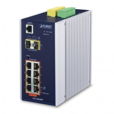 PLANET võrgulüliti IGS-10020PT hallatav L3 Gigabit Ethernet (10/100/1000) Power over Ethernet (PoE),