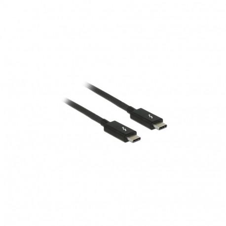DeLOCK 84845 Thunderbolt cable 1 m 20 Gbit/s Black