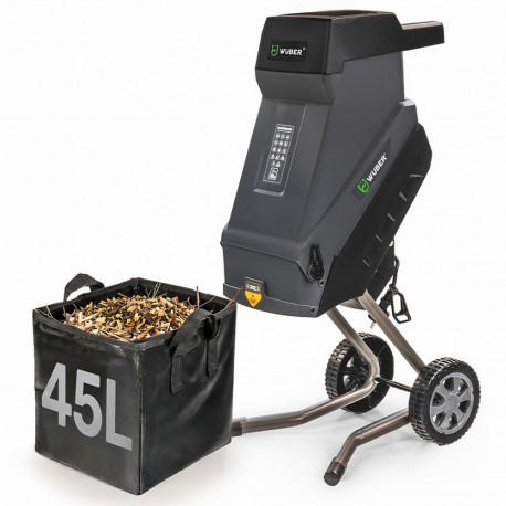 Garden Shredder - WUBER W94205 2500 W 45 L Black, Blue