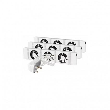 SpeedComfort ventilaatorite kolmikkomplekt, valge