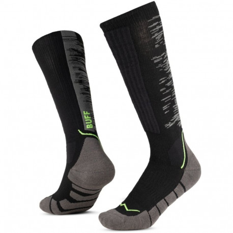 BUFF Merino HW Over The Calf Socks HW02, Black, L
