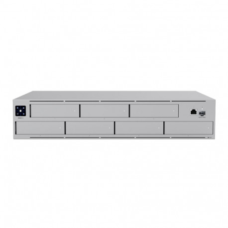 Ubiquiti UNAS-Pro-EU 2U rack-mount NAS with (7) 2.5/3.5" drive bays and 10 Gbps performance designed