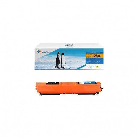 G&G Kompatibel mit HP 126A / CE312A / Canon 729Y Toner Gelb - Marke: