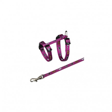 TRIXIE 4144 dog/cat harness Purple Nylon Halter harness