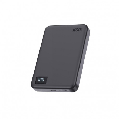 Power Bank - KSIX MagSlim 10000 mAh 15W USB-C PD 20W Black