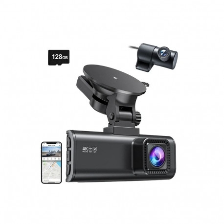REDTIGER F7NP WiFi 4K + 1080p 128GB Dash Cam