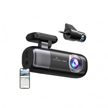 REDTIGER F9 WiFi 4K + 1080p Dash Cam