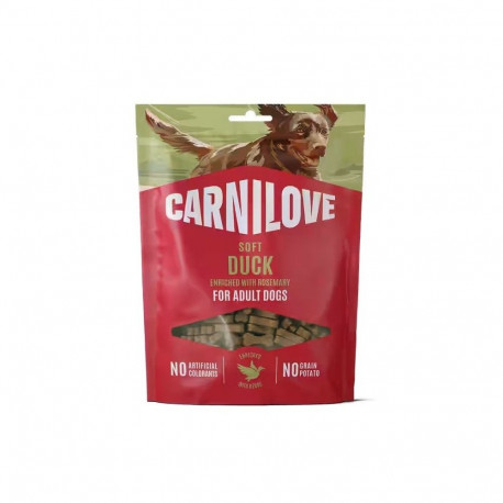 CARNILOVE Soft Duck enriched with rosemary - dog treat - 200g