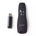 Gembird WP-L-12 Wireless USB Presenter with laser pointer / black