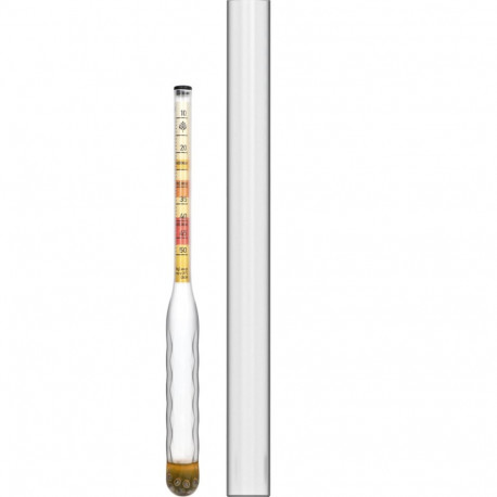 Browin Mead Hydrometer 405654, 10-50°Blg, shatterproof, safe, accurate, easy-to-read