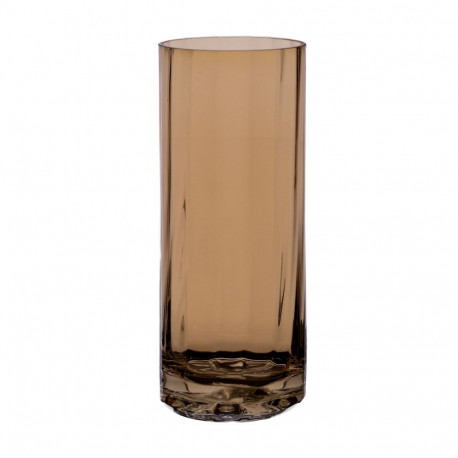 Vase WELLS D10xH29cm glass, gold