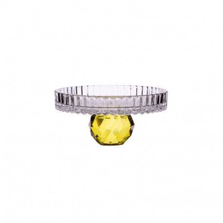 Candle holder DERBY D9,5xH4,5cm glass, mix