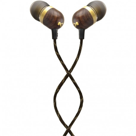Marley Smile Jamaica Earbuds, In-Ear, Wired, Microphone, Brass