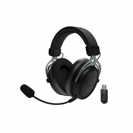 Genesis peakomplekt Toron 706 Bluetooth, 2.4GHz, üle kõrva, mikrofoniga, must