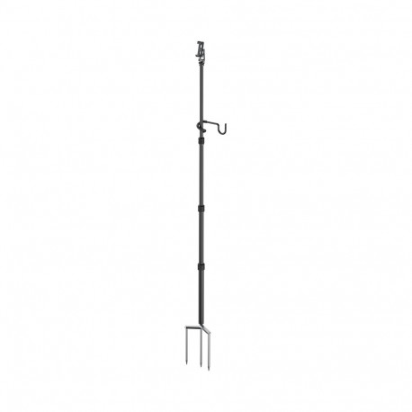 SmallRig 6528 Monopod with Triple Ground Spikes and Phone Support with Cold Shoe Mount