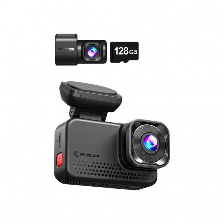 Dash Cam - REDTIGER VC70 4K + 2.5K 128GB Wi‑Fi