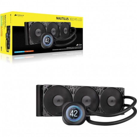 CPU Cooler - Corsair Nautilus 360 RS, 360 mm, 3x 120 mm, Black