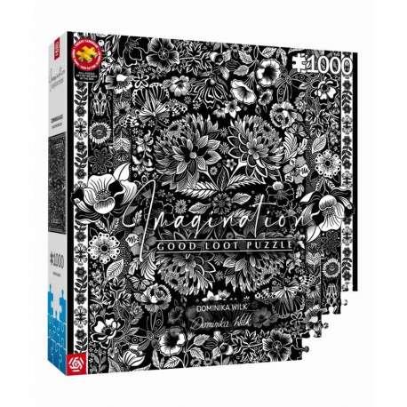 Puzzle - Cenega Publishing Good Loot Imagination – Dominika Wilk: Monochrome Eden, 1000 Pieces