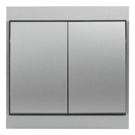 Kaheklahviline süvispaigaldatav kroonlüliti, 10A, 250V, (moodul)