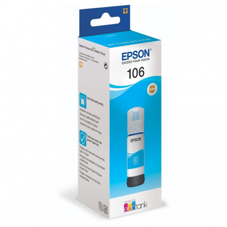 Epson tint 106 L7160/L7180 70ml, tsüaan