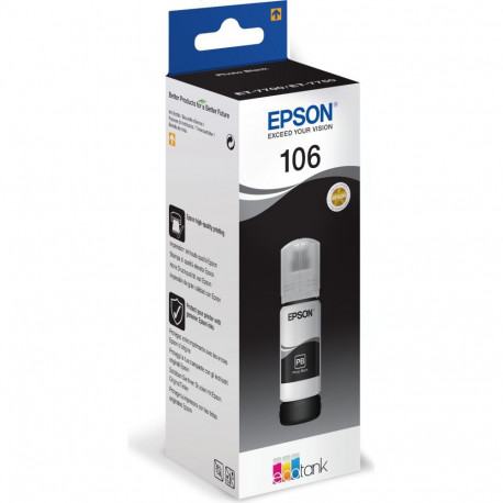 Epson tint 106 L7160/L7180 70ml, photo black