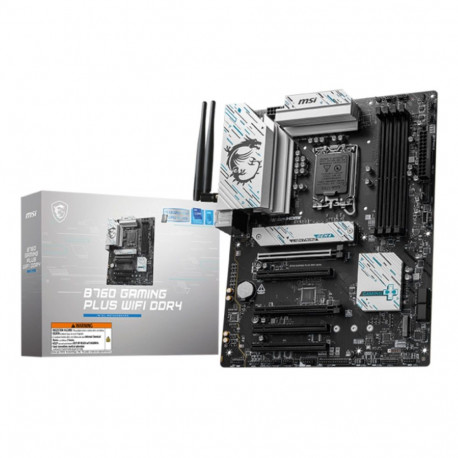 Mainboard|MSI|Intel B760 Express|LGA1700|ATX|Memory DDR4|Memory slots 4|5xPCI-Express 5.0 16x|2xM.2|