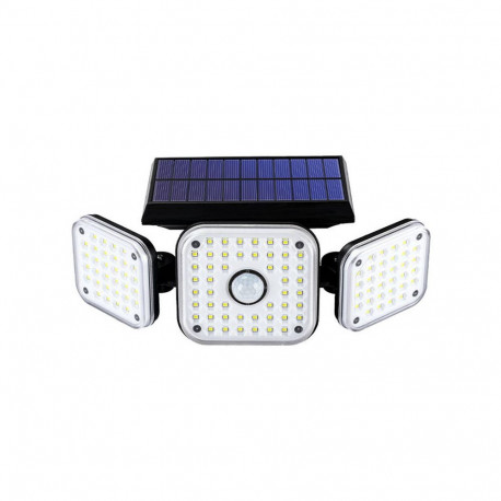 Outdoor Solar Lamp - Superfire FF13-C, 300lm, 2400mAh, IP54 Water-Resistant, Black