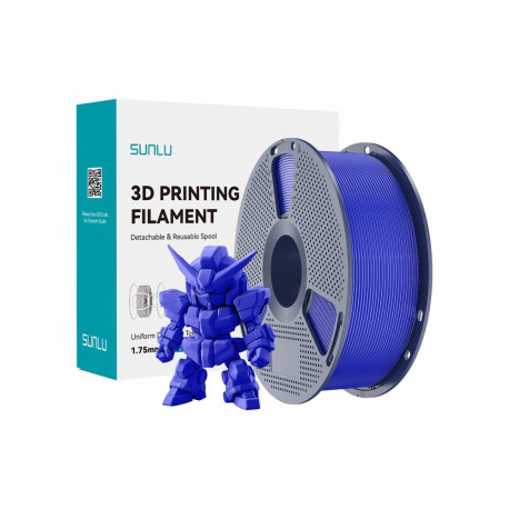 3D Printing Filament - Sunlu PLA+ 2.0 1.75 mm, ±0.02 mm Tolerance, Light Blue