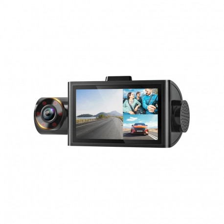 Dash Cam - WOLFBOX i07 2.5K Wi‑Fi 1080p 3-Channel GPS 3-Inch IPS