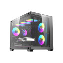 Computer Case - DarkFlash B275 PRO PC Case With 6 Fans, Black