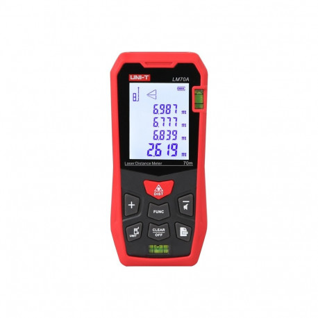 Measuring Tool - UNI-T LM70A Laser Rangefinder (70m, ±2mm accuracy, LCD display)