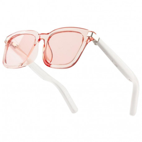 COLMI G06 - Smart Glasses With Bluetooth Audio, Touch Control, UV Protection - Pink
