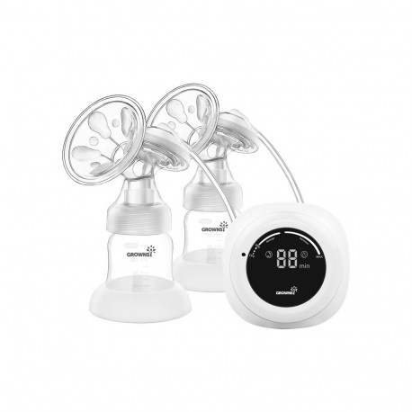 Breast Pump - Grownsy Double Electric Pump Adjustable Suction Portable