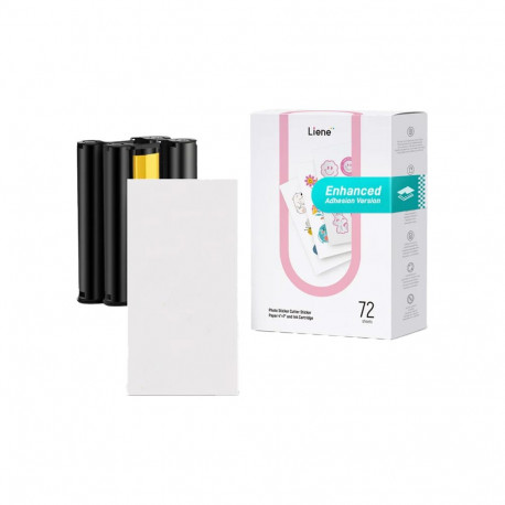 Printing Paper - Liene PixCut 4x7" Adhesive Sheets with 2 Ink Cartridges