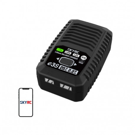 Battery Charger - SkyRC e3S 2S/3S LiPo/LiHV/LiFe With Built-In Balancer