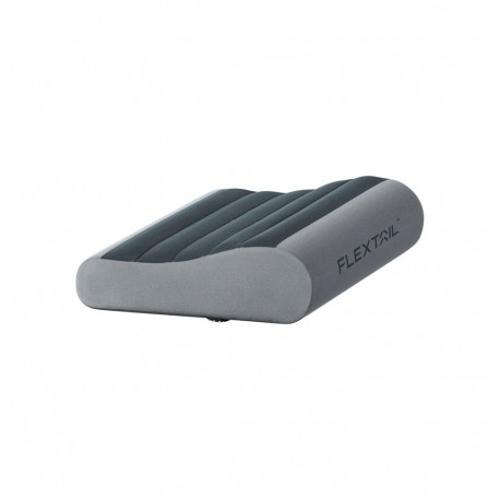 Travel Pillow - Flextail Zero Pillow Inflatable with Memory Foam Grey